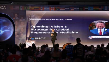 Keynote panel at ISSCA Conference 2025 with regenerative medicine experts